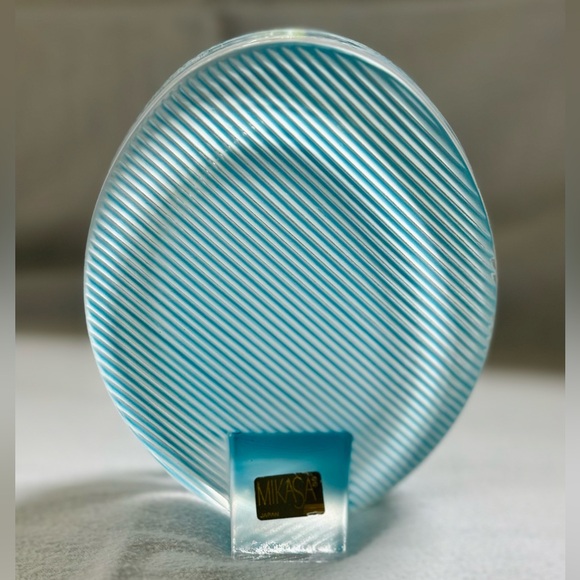 Vintage glass Mikasa picture frame - Picture 7 of 11